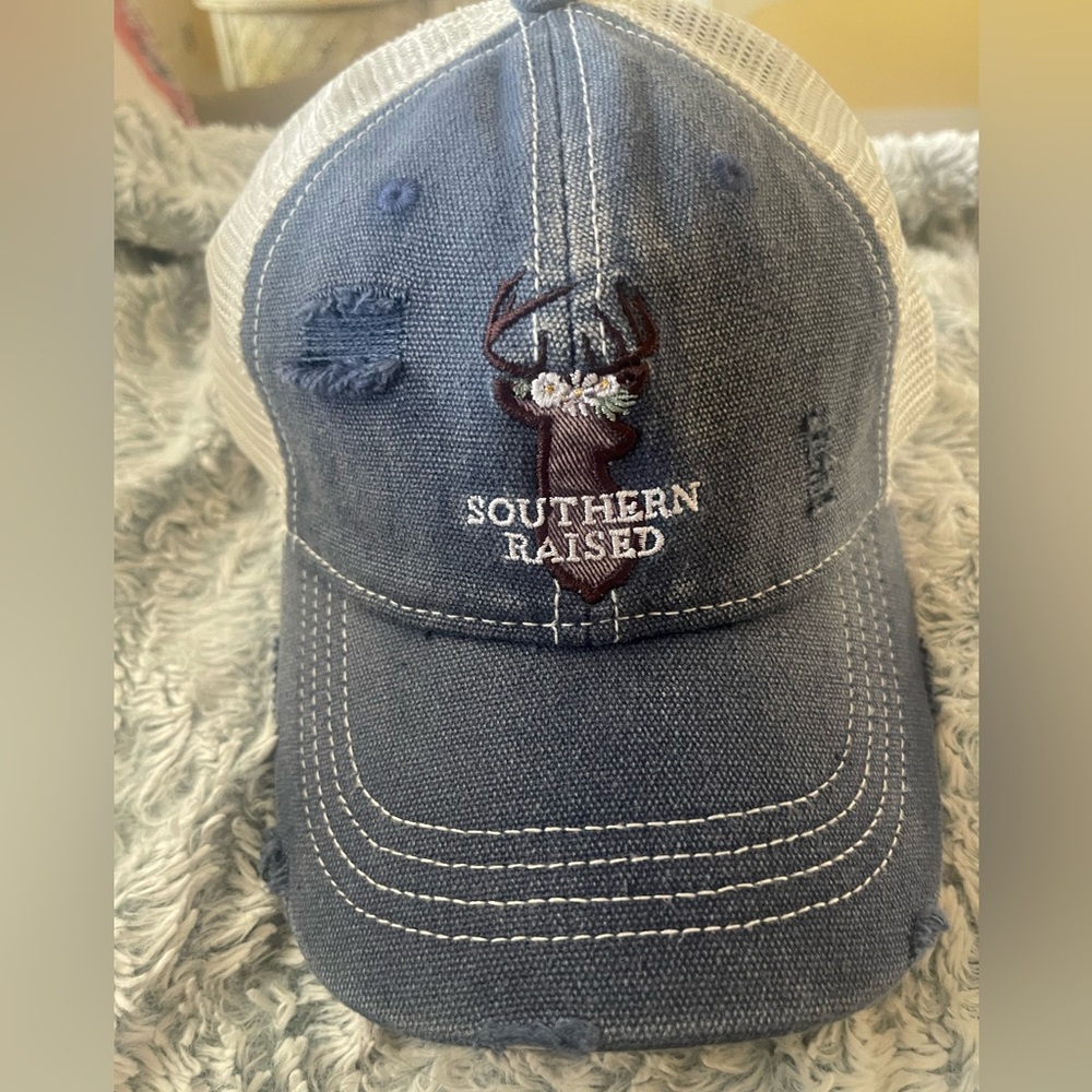 Hat. Southern raised denim.